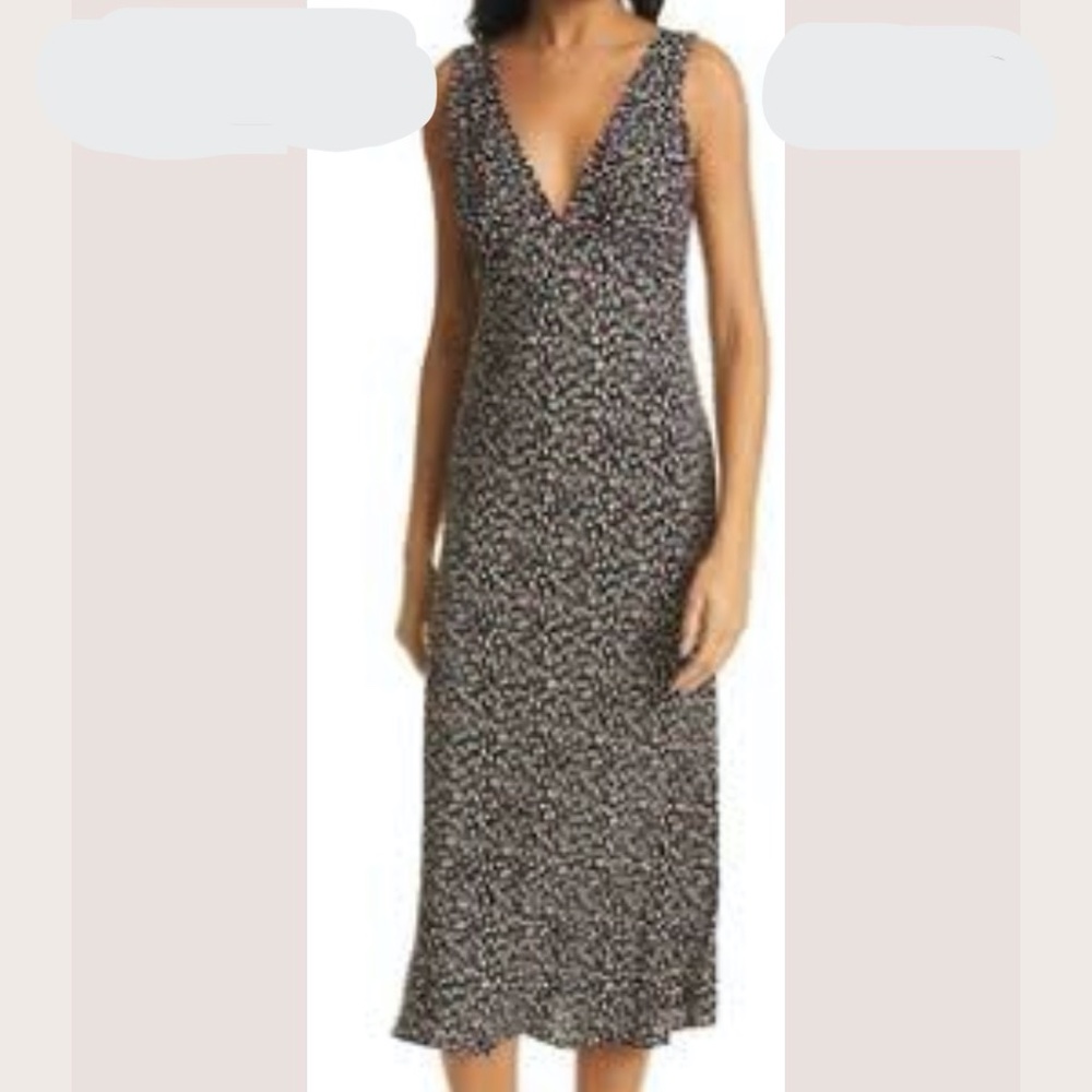 Rails Audrina ditsy floral midi dress size M